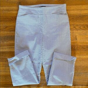 Striped Stretchy Cropped Pants Sz 4